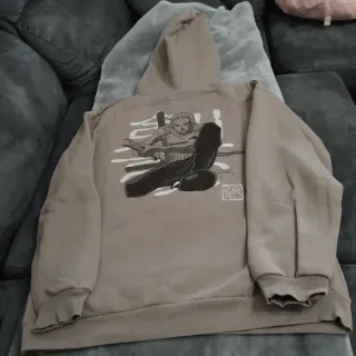 Sudadera One Piece con capucha Pull&Bear XL