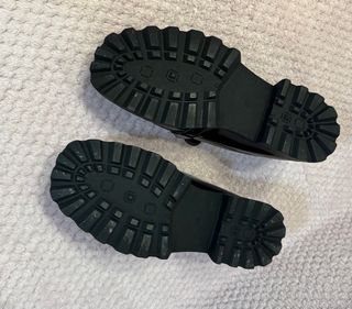 Mocasines C&A Mujer Talla 39 Negro/Plata