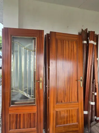 Puertas macizas de Caoba