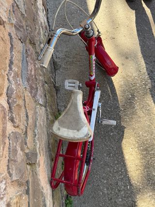 Bici infantil vintage roja