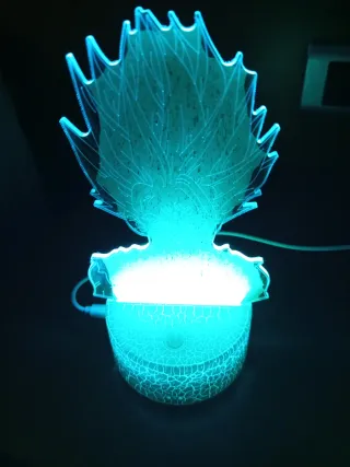 Lámpara LED figura anime acrílico