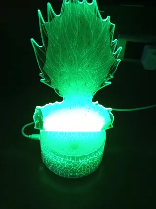 Lámpara LED figura anime acrílico