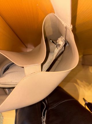 Bolso Mango Camel Piel