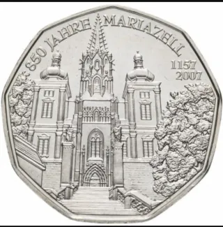 Lote 2 Monedas de 5 Euros Plata Austria 2007