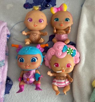 Lote 4 Muñecas Bebé