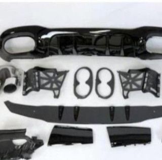 Difusor Trasero Mercedes V177 AMG Look A45 4 Puert