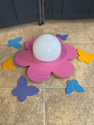 Lámpara infantil mariposas