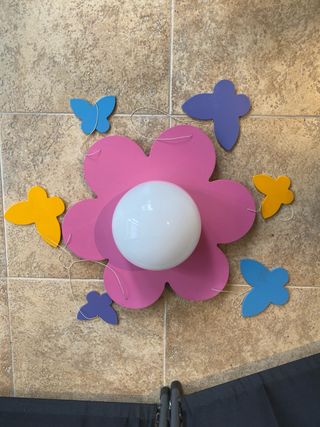 Lámpara infantil mariposas