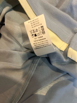 T-shirt Purificação García M Azul/Off White - M