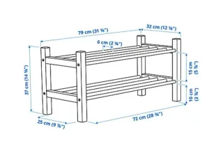Perchero y Zapatero Ikea Tjusig