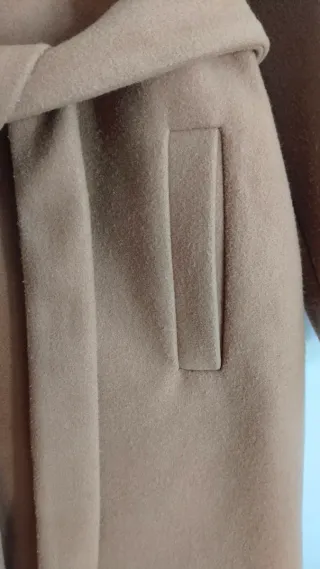 Abrigo Cortefiel Beige Talla L