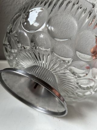Frutero/Centro de Mesa Cristal y Metal J