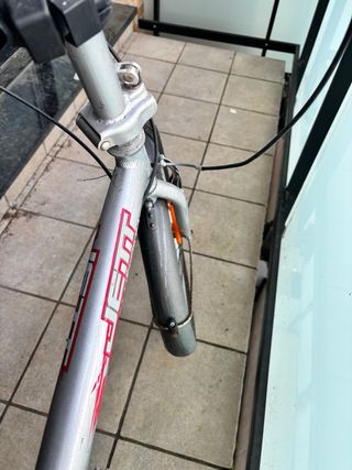 Bicicleta Plegable Plata