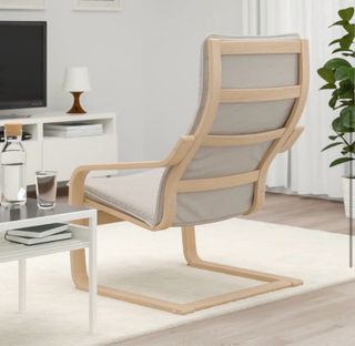 Butaca Ikea Beige y Marrón