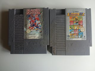 Nintendo NES con 2 mandos y 2 juegos
