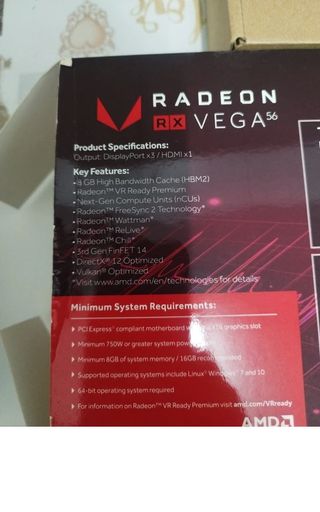 SAPPHIRE RX Vega 56 8GB HBM2