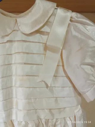 Vestido de niña,ocasión especial confección a mano