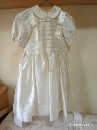 Vestido de niña,ocasión especial confección a mano