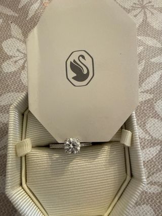 Anillo Swarovski Plata y Circonitas