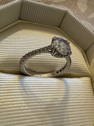 Anillo Swarovski Plata y Circonitas