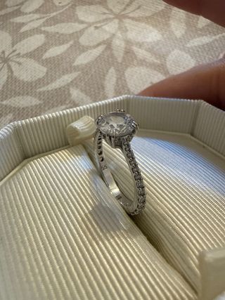 Anillo Swarovski Plata y Circonitas