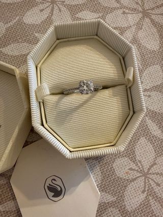 Anillo Swarovski Plata y Circonitas