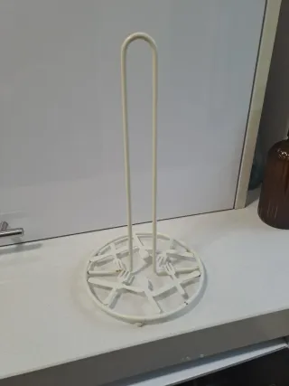 Portarrollos de cocina blanco