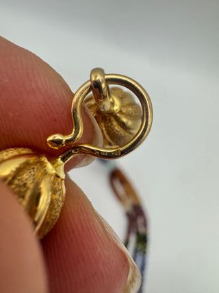 Collana Tormaline Acquamarina Zaffiri Oro Giallo