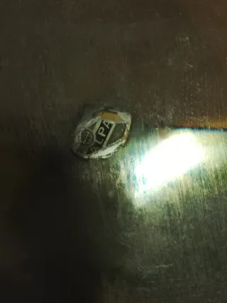 Bandeja antigua de alpaca