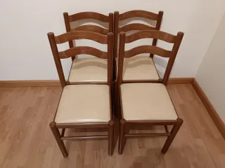 Juego de 4 sillas de comedor/cocina