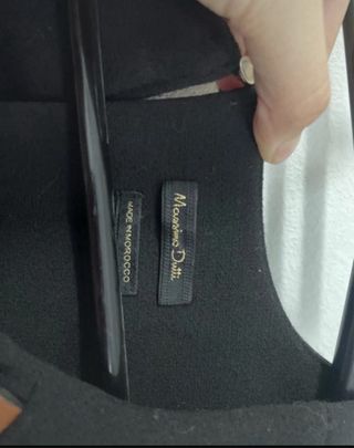 Vestido negro Massimo Dutti