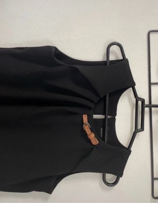 Vestido negro Massimo Dutti