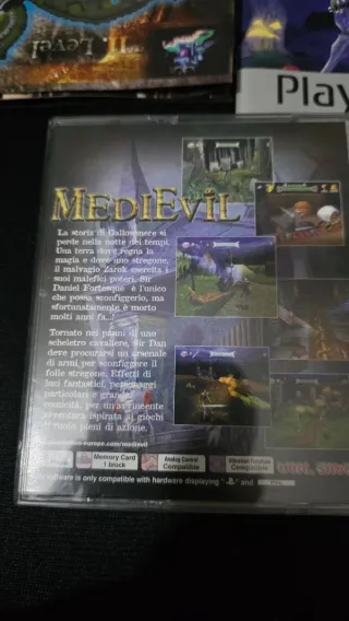 Medievil PS1 Platinum Completo Mappa