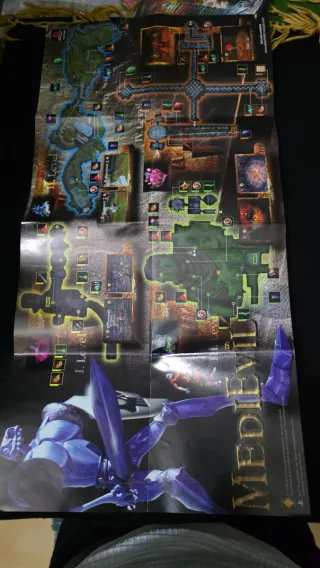 Medievil PS1 Platinum Completo Mappa