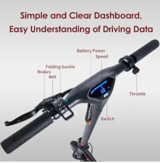 Patinete Eléctrico Negro