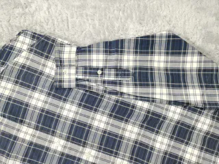 Camicia a quadri Ralph Lauren oversize blu uomo