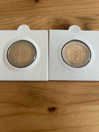 2 Monedas 2 Euros Francia 2017 Sin Circular