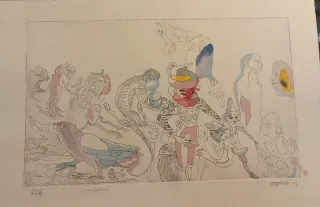 Escena circense, Jorge Castillo - Obra de Arte