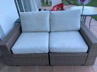 Sofá Sollerón Beige y Blanco