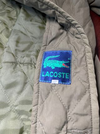 Chaqueta Lacoste acolchada verde - Talla L - Nueva