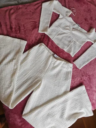 Conjunto Bershka blanco