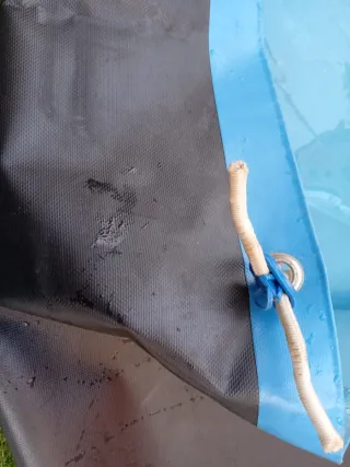 Lona ivernadora piscina azul/negro 615*320