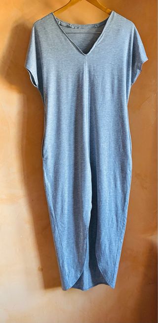 Vestido playero gris