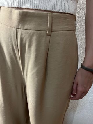 Pantalón OPUS beige talla 40 mujer