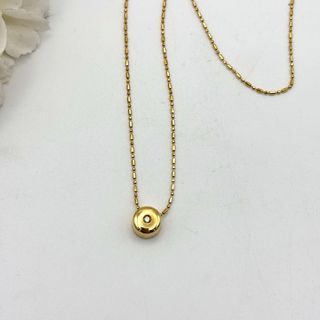 Collar de oro 18kt con diamante
