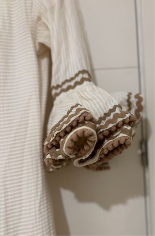 Traje de flamenca beige y camel. Oferta!!!