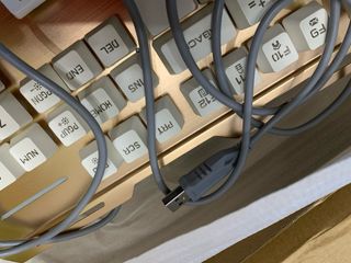 Tastiera Gaming Oro e Bianco