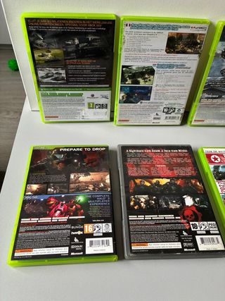 Pack 6 Juegos Xbox 360: Halo, Gears, CoD