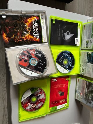 Pack 6 Juegos Xbox 360: Halo, Gears, CoD