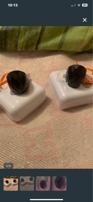 Anillos de resina  y metal  nuevos